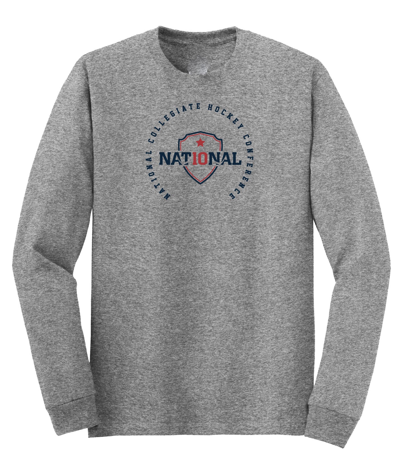 NCHC Nationals Center Ice Logo Unisex Long Sleeve T-Shirt