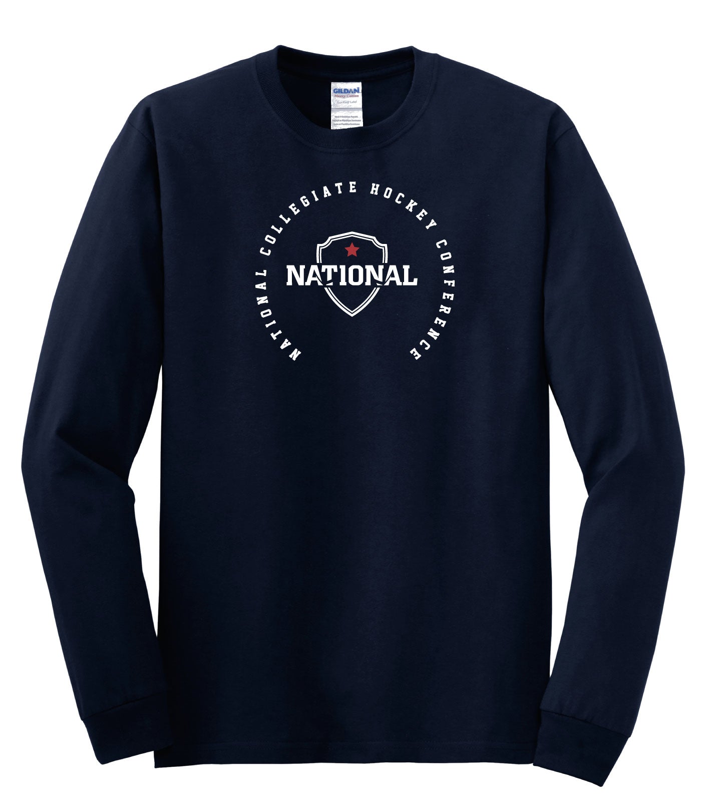 NCHC Nationals Center Ice Logo Unisex Long Sleeve T-Shirt