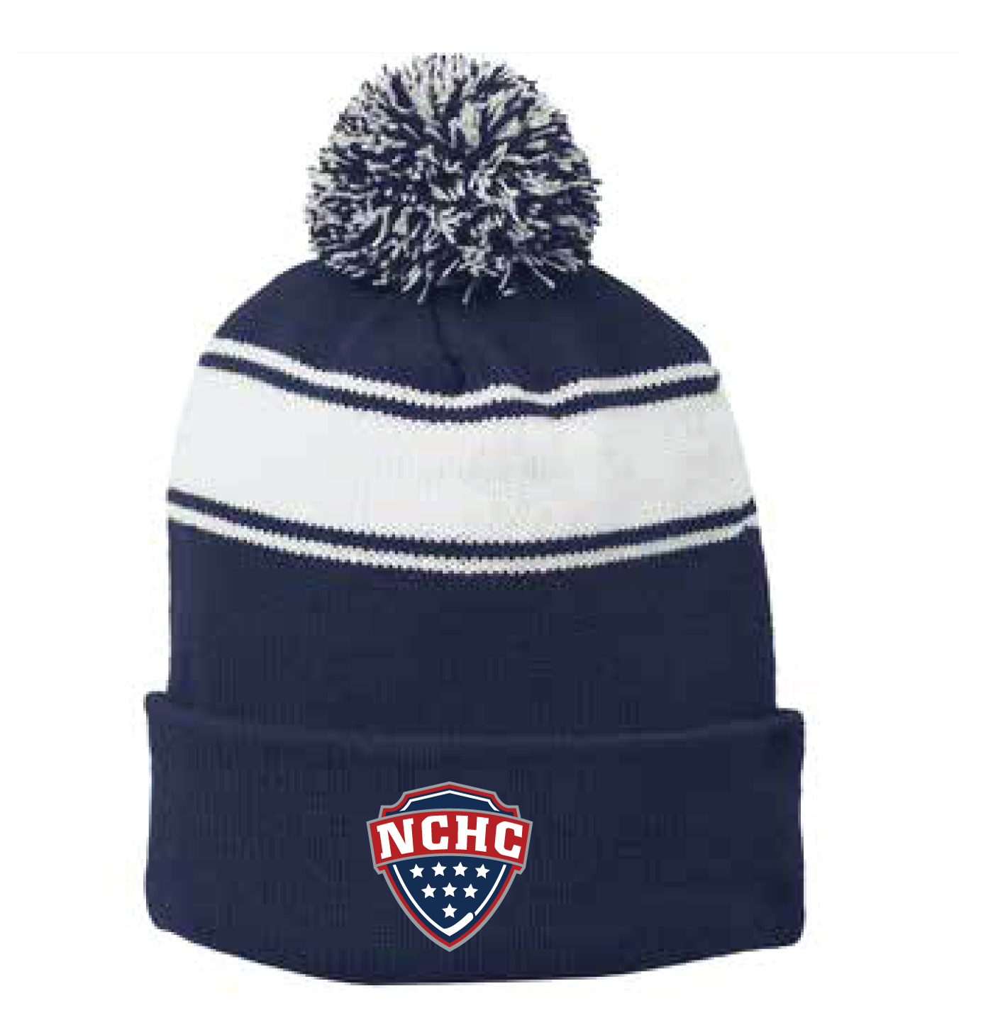NCHC Embroidered Pom Pom Beanie